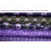 10cm Baumwolldruck Fresh Lilacs Blumenstreif  (Grundpreis € 12,00/m)